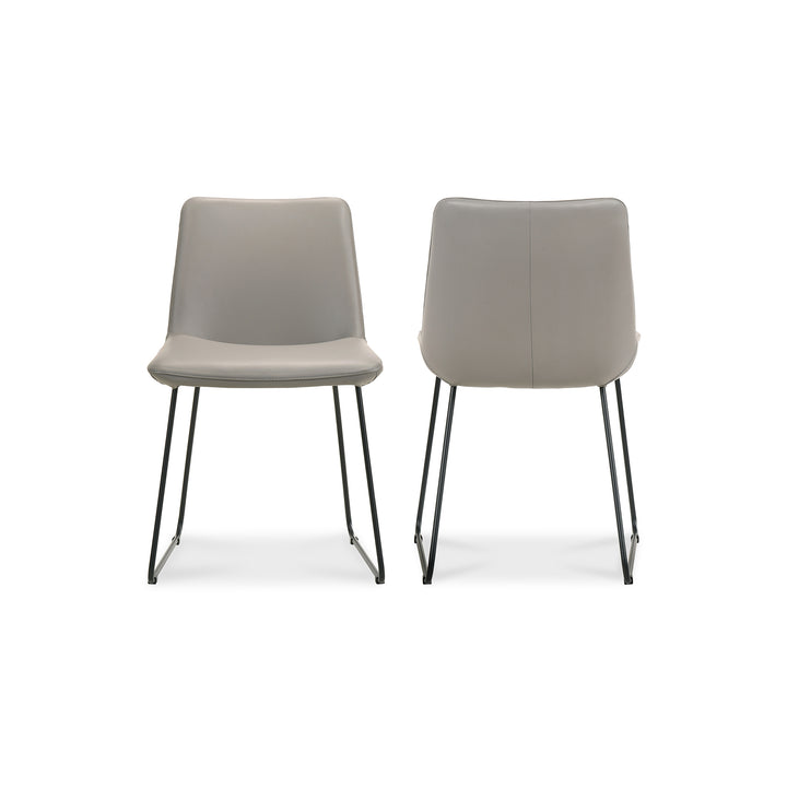 American Home Furniture | Moe's Home Collection - Villa Dining Chair Grey-Set Of Two
