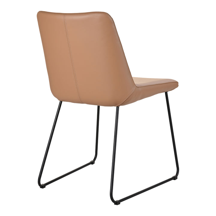 American Home Furniture | Moe's Home Collection - Villa Dining Chair Light Brown-Set Of Two