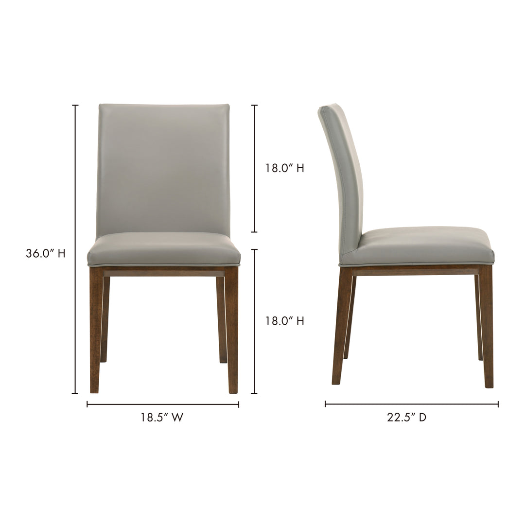 American Home Furniture | Moe's Home Collection - Frankie Dining Chair Grey-Set Of Two