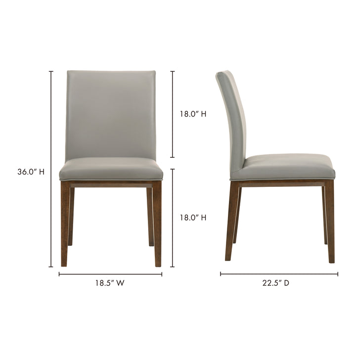 American Home Furniture | Moe's Home Collection - Frankie Dining Chair Grey-Set Of Two