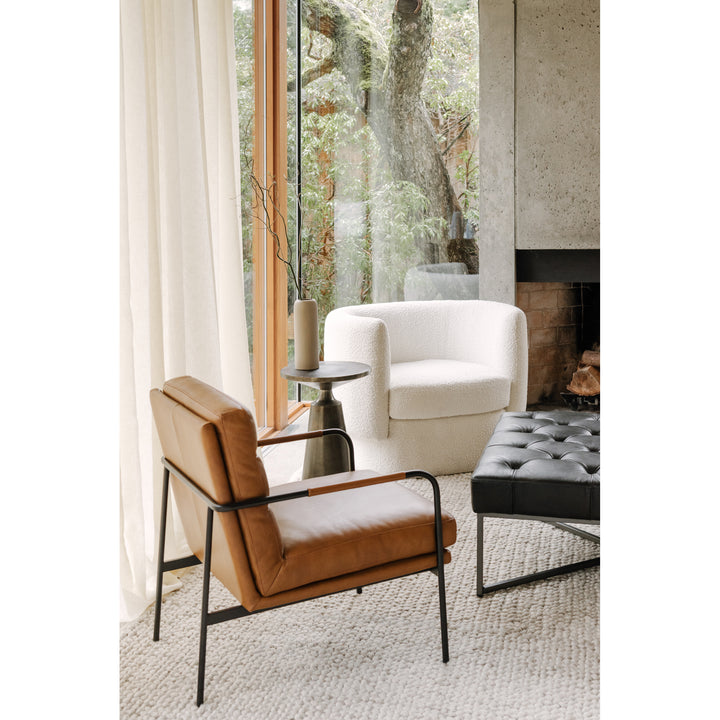 American Home Furniture | Moe's Home Collection - Verlaine Chair Chestnut Brown