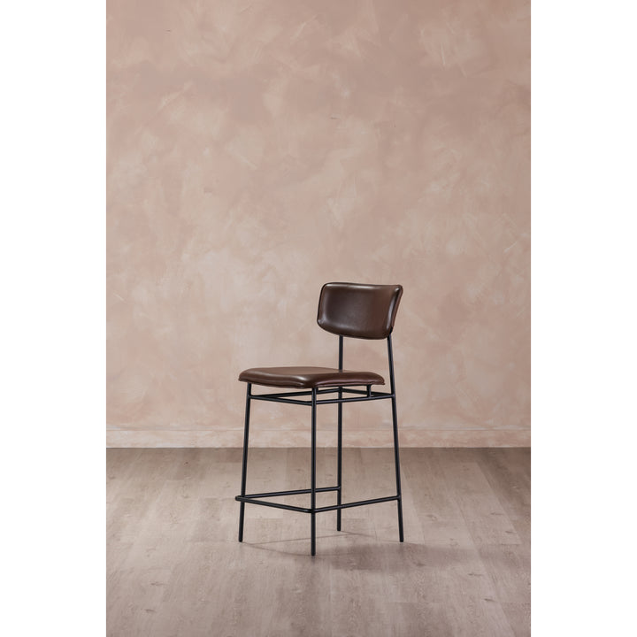 American Home Furniture | Moe's Home Collection - Sailor Bar Stool Dark Brown