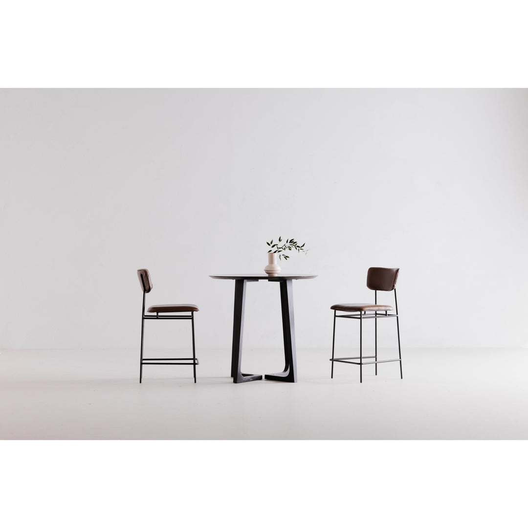 American Home Furniture | Moe's Home Collection - Sailor Bar Stool Dark Brown