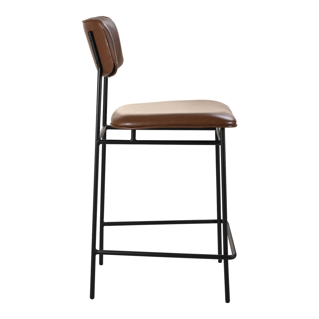 American Home Furniture | Moe's Home Collection - Sailor Counter Stool Dark Brown
