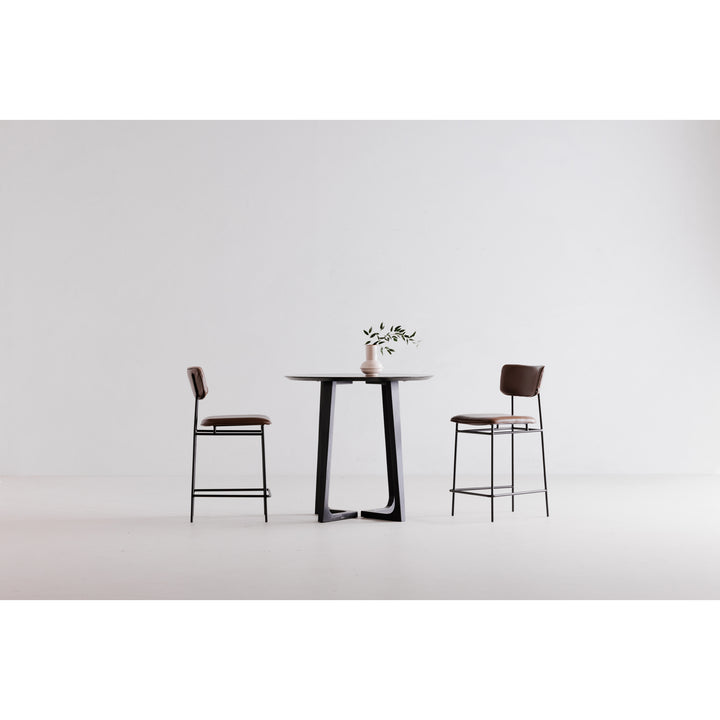 American Home Furniture | Moe's Home Collection - Sailor Counter Stool Dark Brown