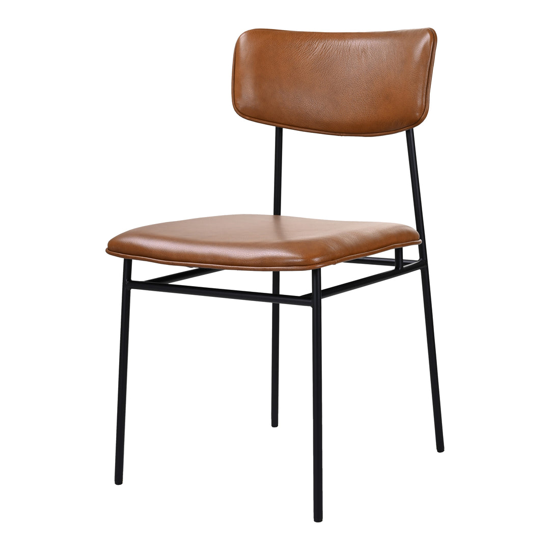 American Home Furniture | Moe's Home Collection - Sailor Dining Chair Brown-Set Of Two