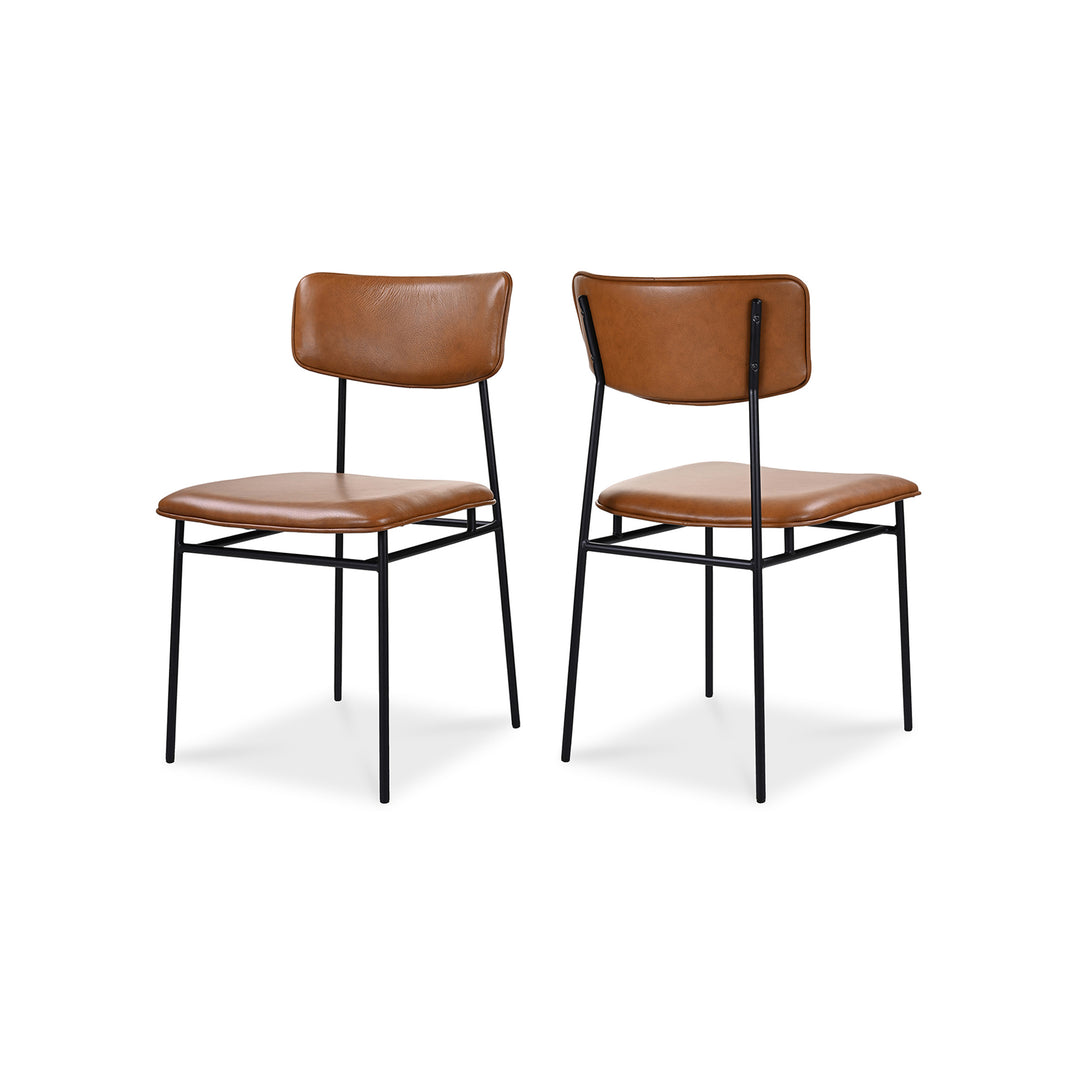 American Home Furniture | Moe's Home Collection - Sailor Dining Chair Brown-Set Of Two