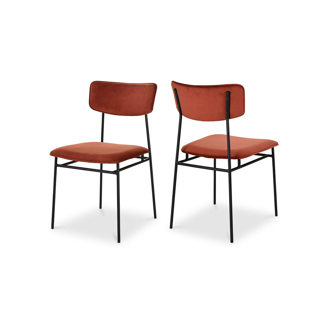 American Home Furniture | Moe's Home Collection - Sailor Dining Chair Amber-Set Of Two