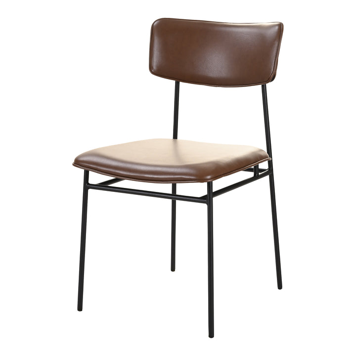 American Home Furniture | Moe's Home Collection - Sailor Dining Chair Dark Brown-Set Of Two