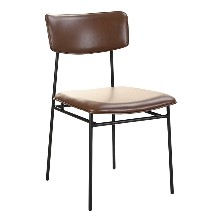 American Home Furniture | Moe's Home Collection - Sailor Dining Chair Dark Brown-Set Of Two