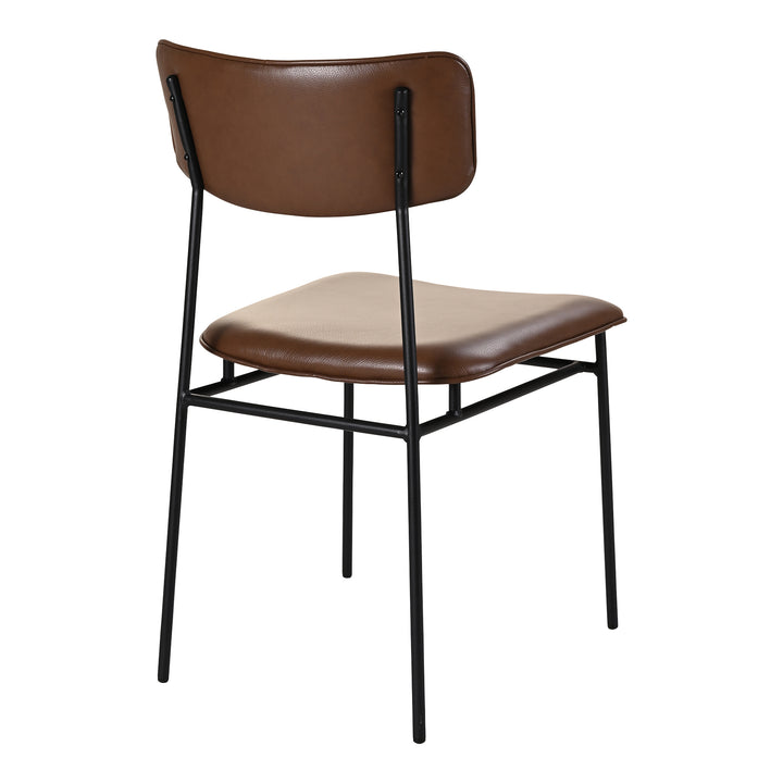 American Home Furniture | Moe's Home Collection - Sailor Dining Chair Dark Brown-Set Of Two