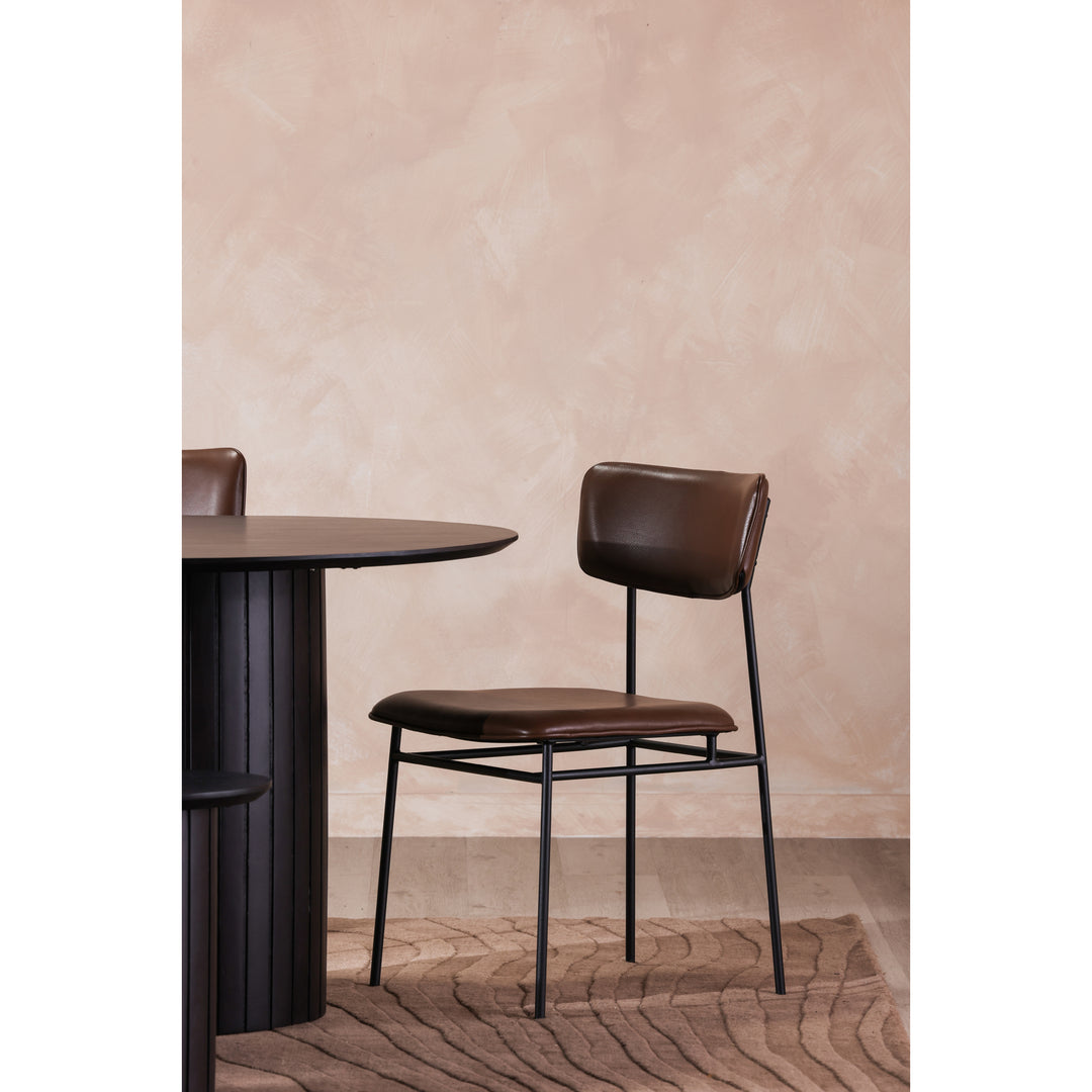 American Home Furniture | Moe's Home Collection - Sailor Dining Chair Dark Brown-Set Of Two