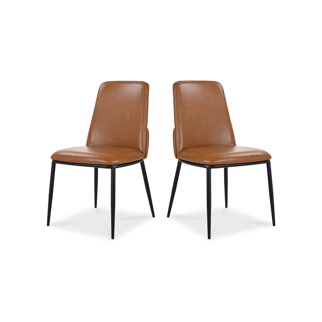 American Home Furniture | Moe's Home Collection - Douglas Dining Chair Brown-Set Of Two