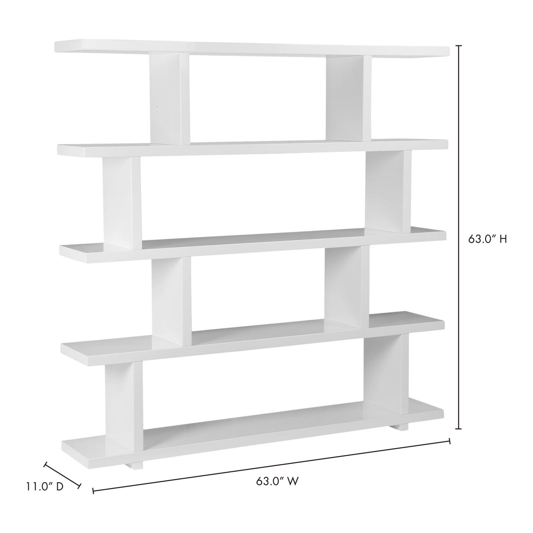 American Home Furniture | Moe's Home Collection - Miri Shelf Large White