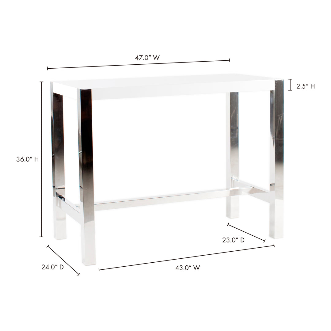 American Home Furniture | Moe's Home Collection - Riva Countertable White