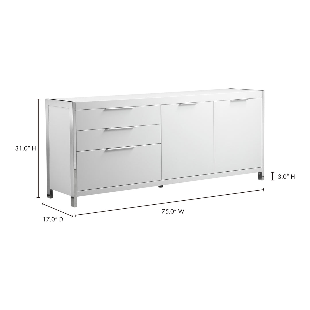 American Home Furniture | Moe's Home Collection - Neo Sideboard White