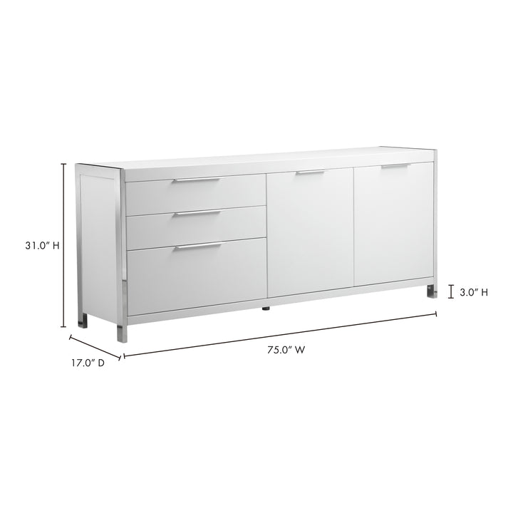 American Home Furniture | Moe's Home Collection - Neo Sideboard White