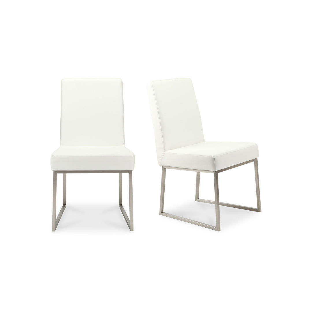 American Home Furniture | Moe's Home Collection - Tyson Dining Chair White-Set Of Two