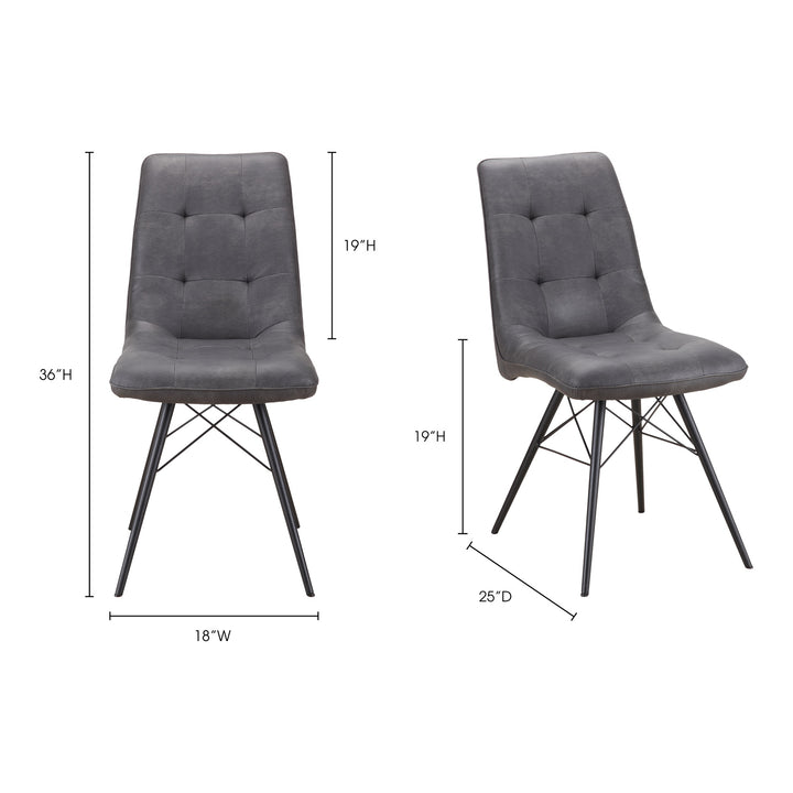 American Home Furniture | Moe's Home Collection - Morrison Side Chair- Set Of Two