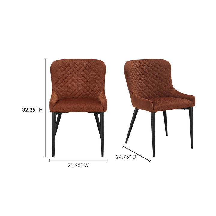 American Home Furniture | Moe's Home Collection - Etta Dining Chair Amber