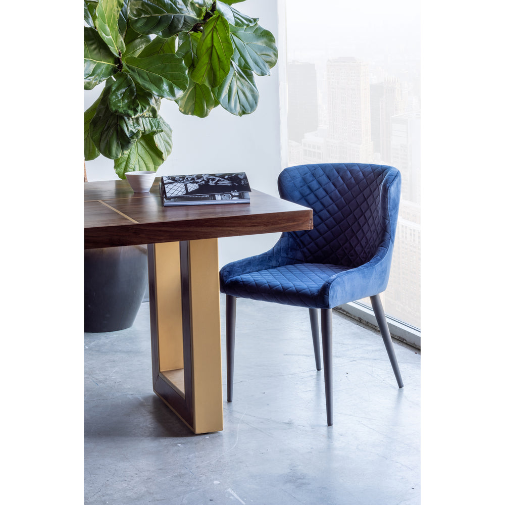 American Home Furniture | Moe's Home Collection - Etta Dining Chair Dark Blue