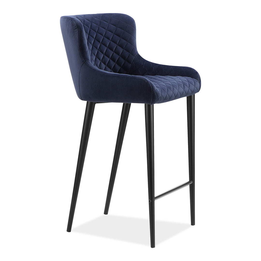 American Home Furniture | Moe's Home Collection - Etta Barstool Dark Blue