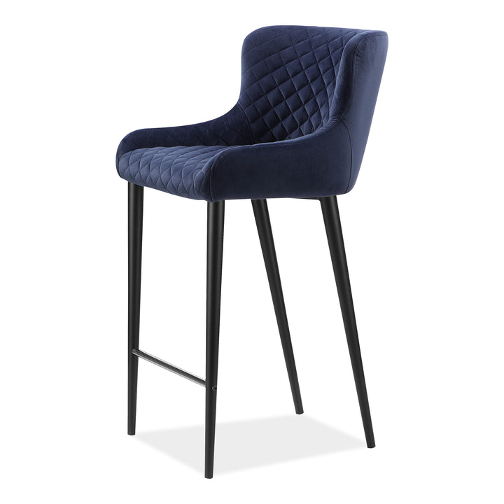 American Home Furniture | Moe's Home Collection - Etta Barstool Dark Blue