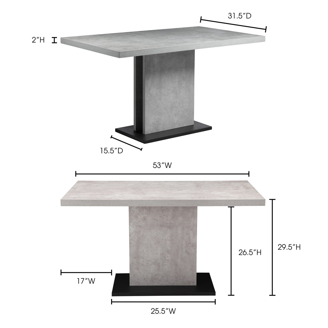 American Home Furniture | Moe's Home Collection - Hanlon Dining Table