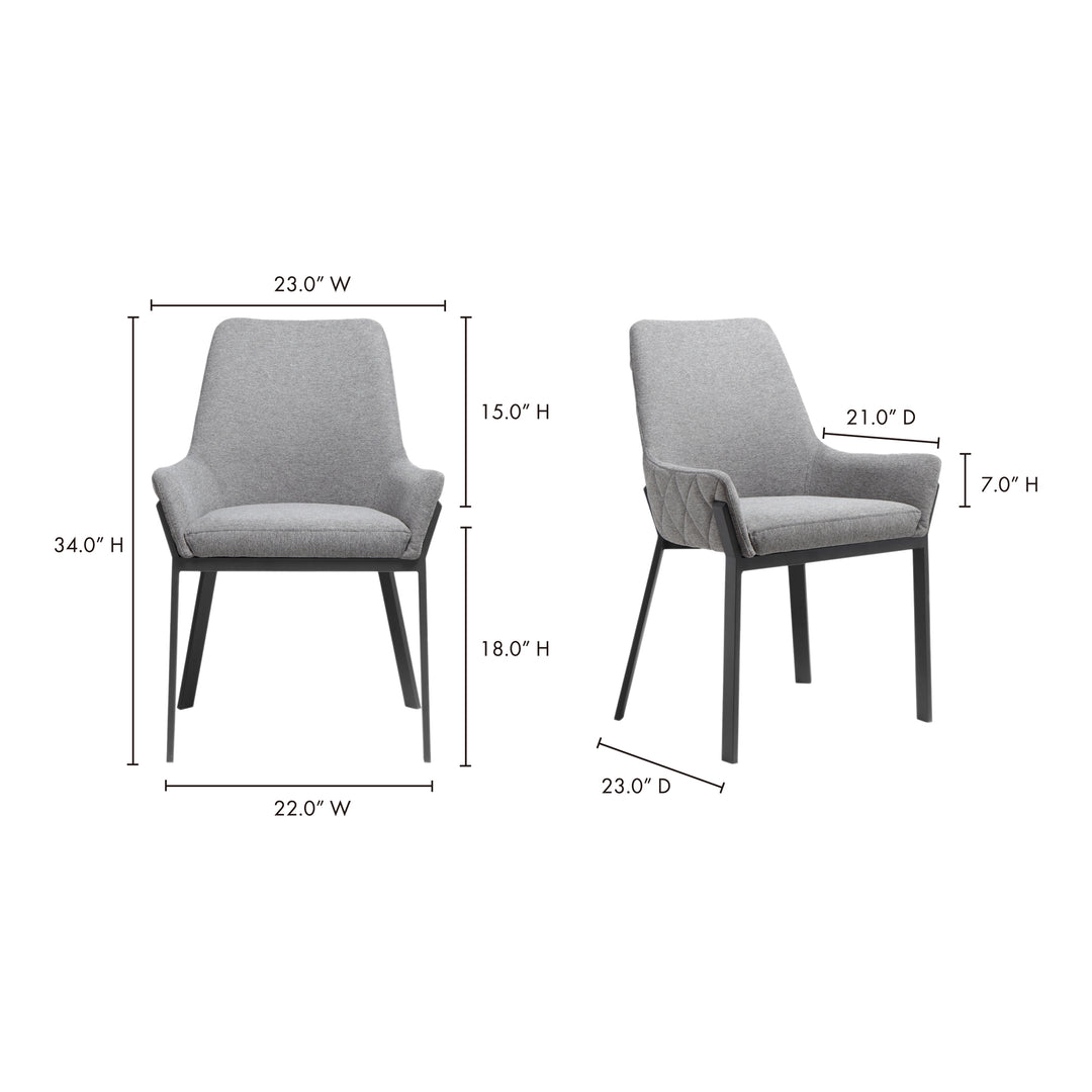 American Home Furniture | Moe's Home Collection - Lloyd Dining Chair-Set Of Two
