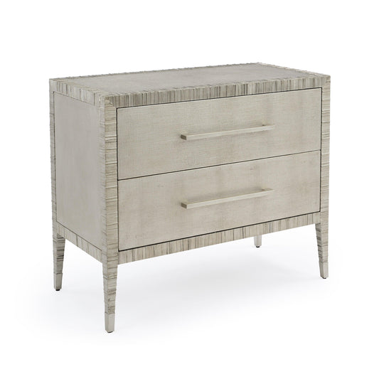 John Richard Carraway Silver Nightstand NIGHTSTANDS