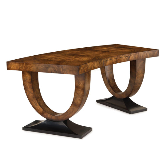 John Richard Curved Walnut Desk DESKS