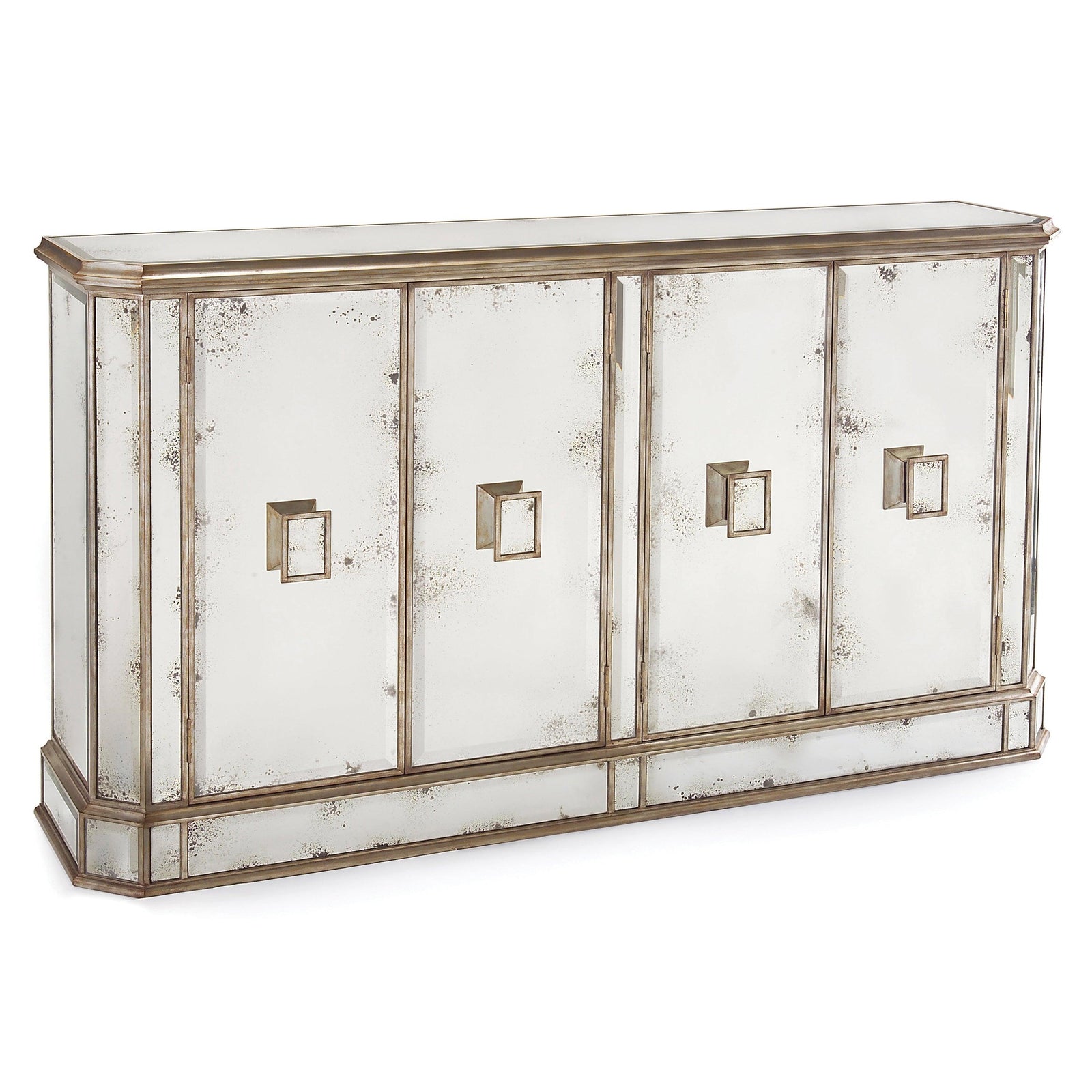 John Richard Juno Foxed Mirror Credenza CABINETS