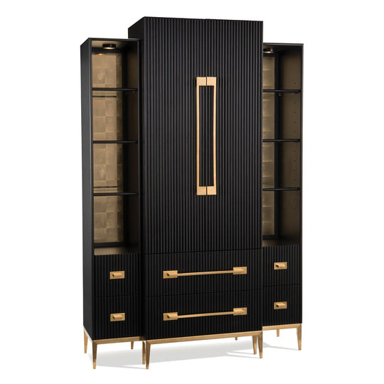 John Richard Black Satin Cabinet CABINETS