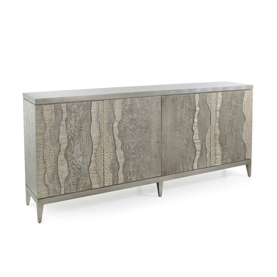 John Richard River's Edge Silver Credenza SIDEBOARDS + CREDENZAS