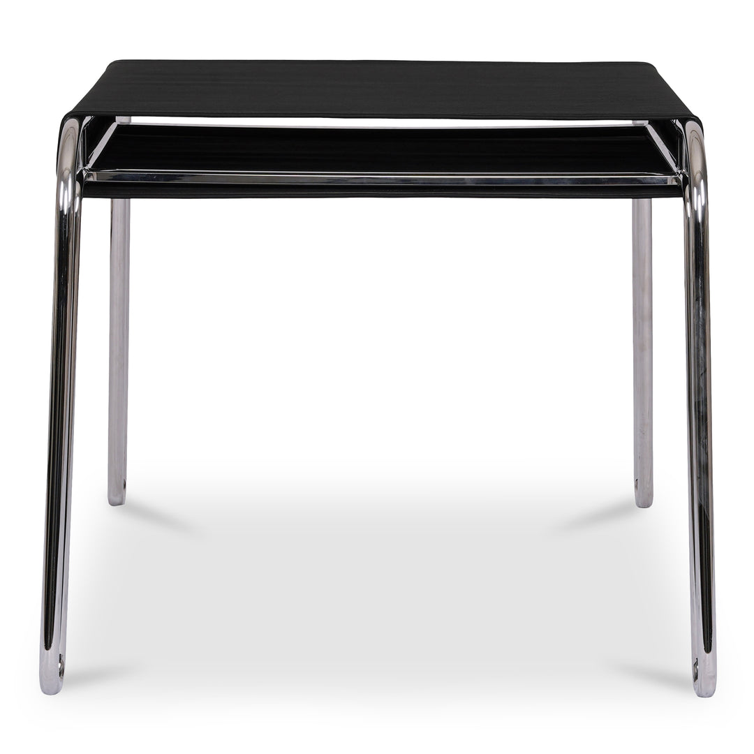 American Home Furniture | Moe's Home Collection - Petra Leather Stool Black