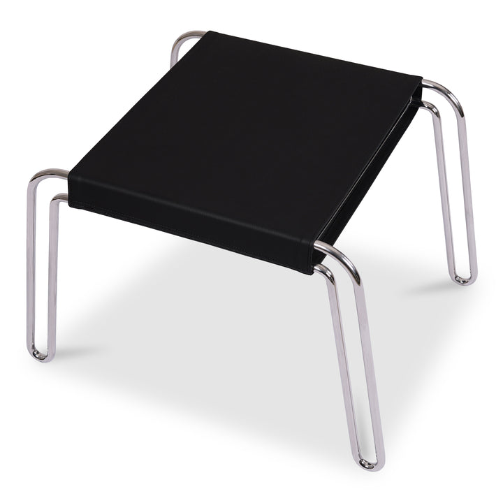 American Home Furniture | Moe's Home Collection - Petra Leather Stool Black