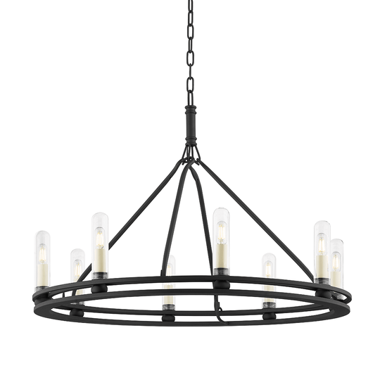 Troy Lighting Sutton 8 Light Exterior Chandelier OUTDOOR HANGING LIGHTS