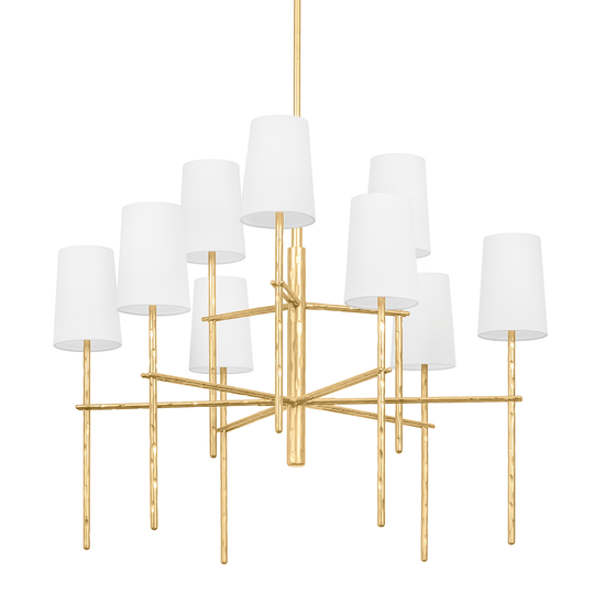 Troy Lighting River Nine Light Chandelier CHANDELIERS