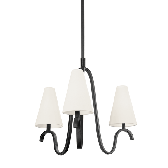 Troy Lighting Melor 3 Light Chandelier CHANDELIERS