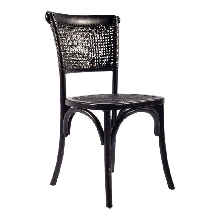 American Home Furniture | Moe's Home Collection - Churchill Dining Chair Antique Black-Set Of Two