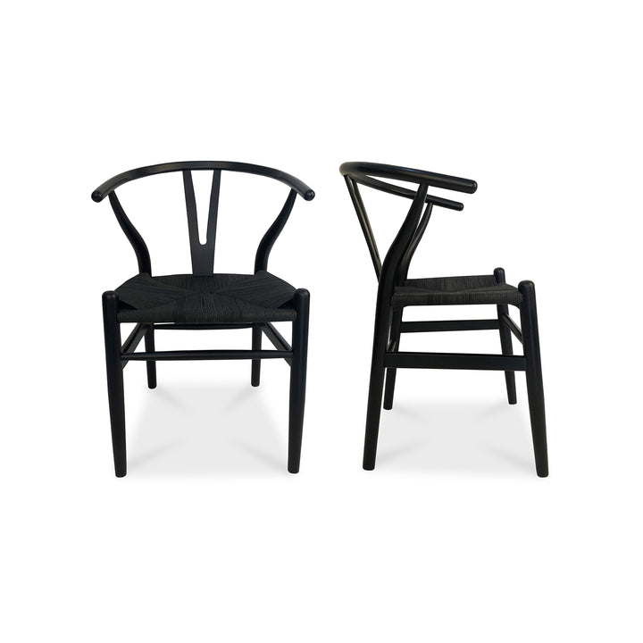 American Home Furniture | Moe's Home Collection - Ventana Dining Chair Black-Set Of Two