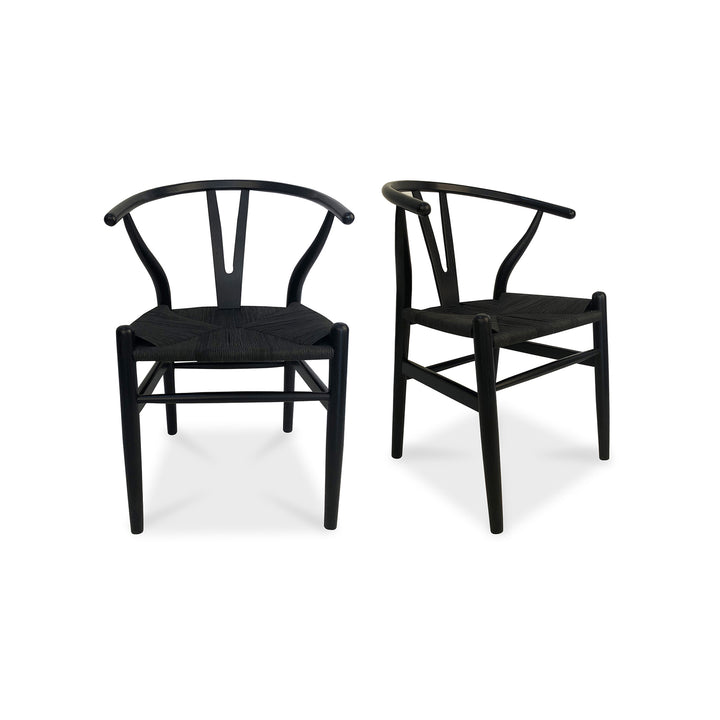 American Home Furniture | Moe's Home Collection - Ventana Dining Chair Black-Set Of Two