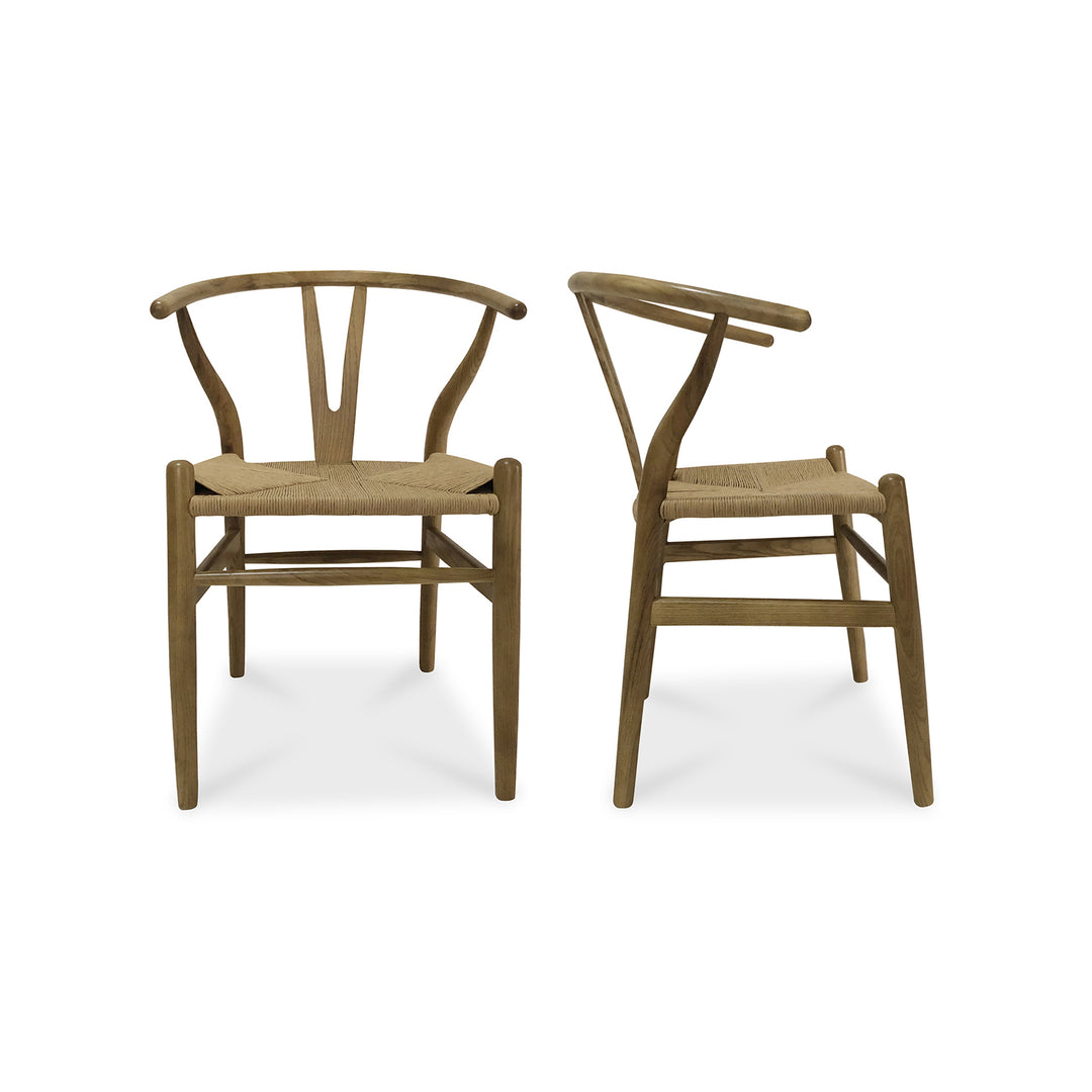 American Home Furniture | Moe's Home Collection - Ventana Dining Chair Natural-Set Of Two