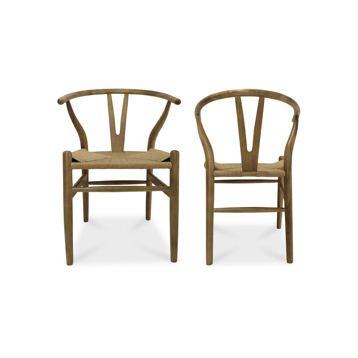 American Home Furniture | Moe's Home Collection - Ventana Dining Chair Natural-Set Of Two