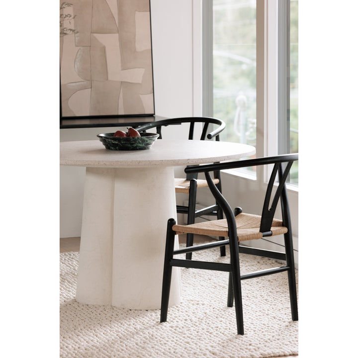 American Home Furniture | Moe's Home Collection - Ventana Dining Chair Black And Natural-Set Of Two