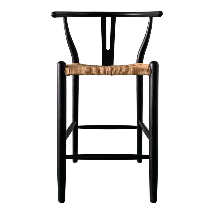 American Home Furniture | Moe's Home Collection - Ventana Counter Stool Black And Natural