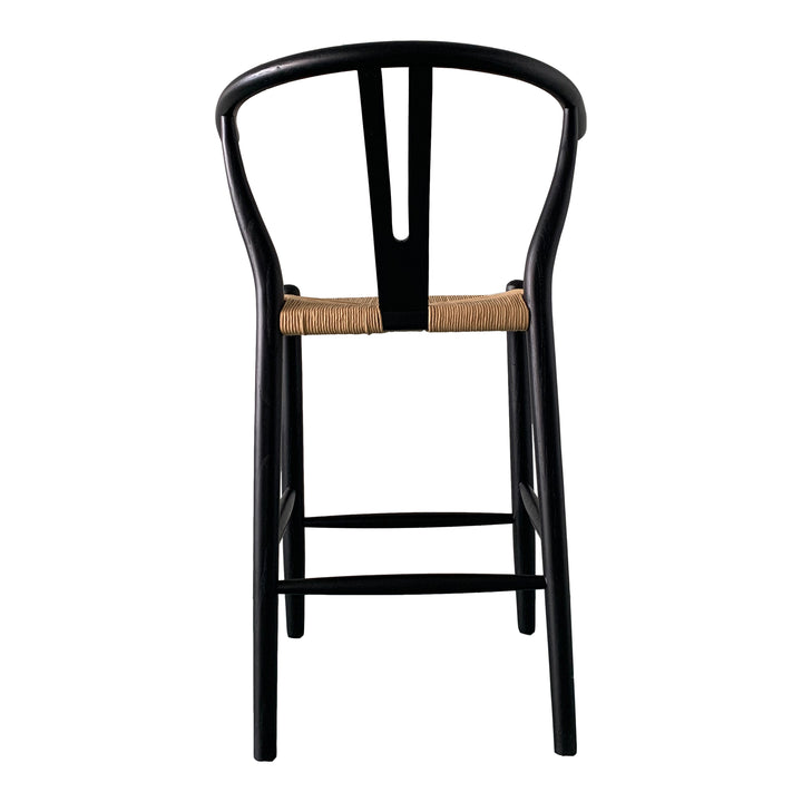 American Home Furniture | Moe's Home Collection - Ventana Counter Stool Black And Natural