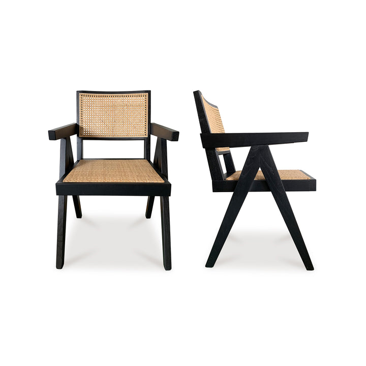 American Home Furniture | Moe's Home Collection - Takashi Chair Black- Set Of Two