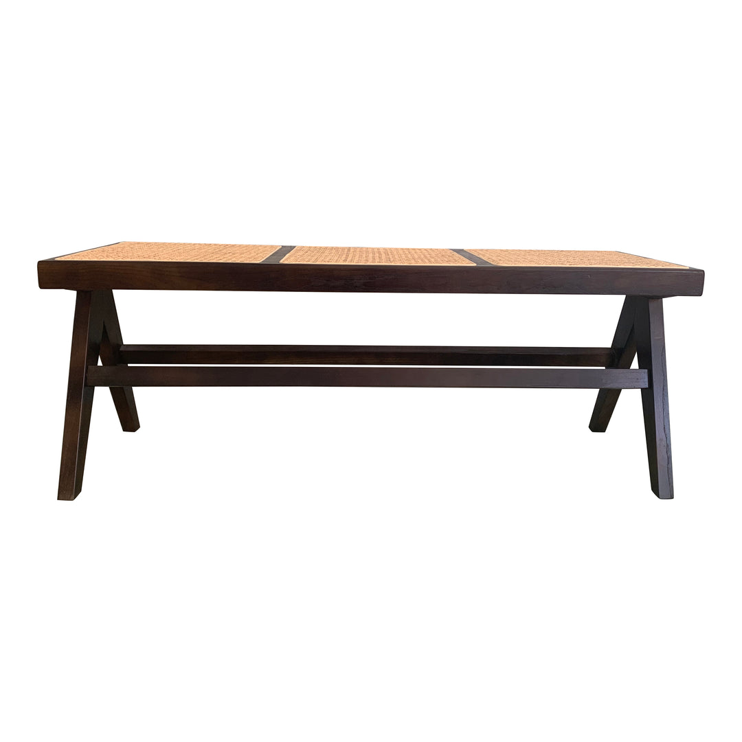 American Home Furniture | Moe's Home Collection - Takashi Bench Dark Brown