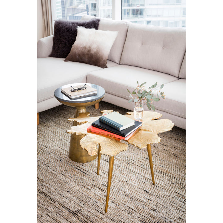 American Home Furniture | Moe's Home Collection - Amoeba Side Table Gold